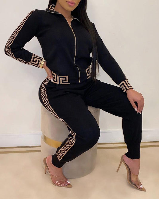 Two- piece Elegant Tracksuits